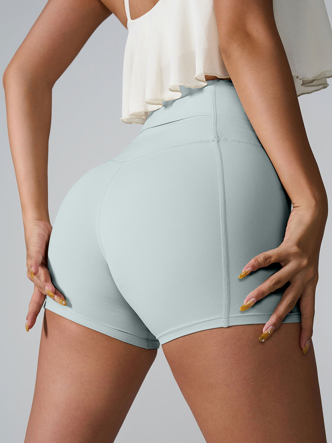 High Waist Active Shorts - Little KT Company