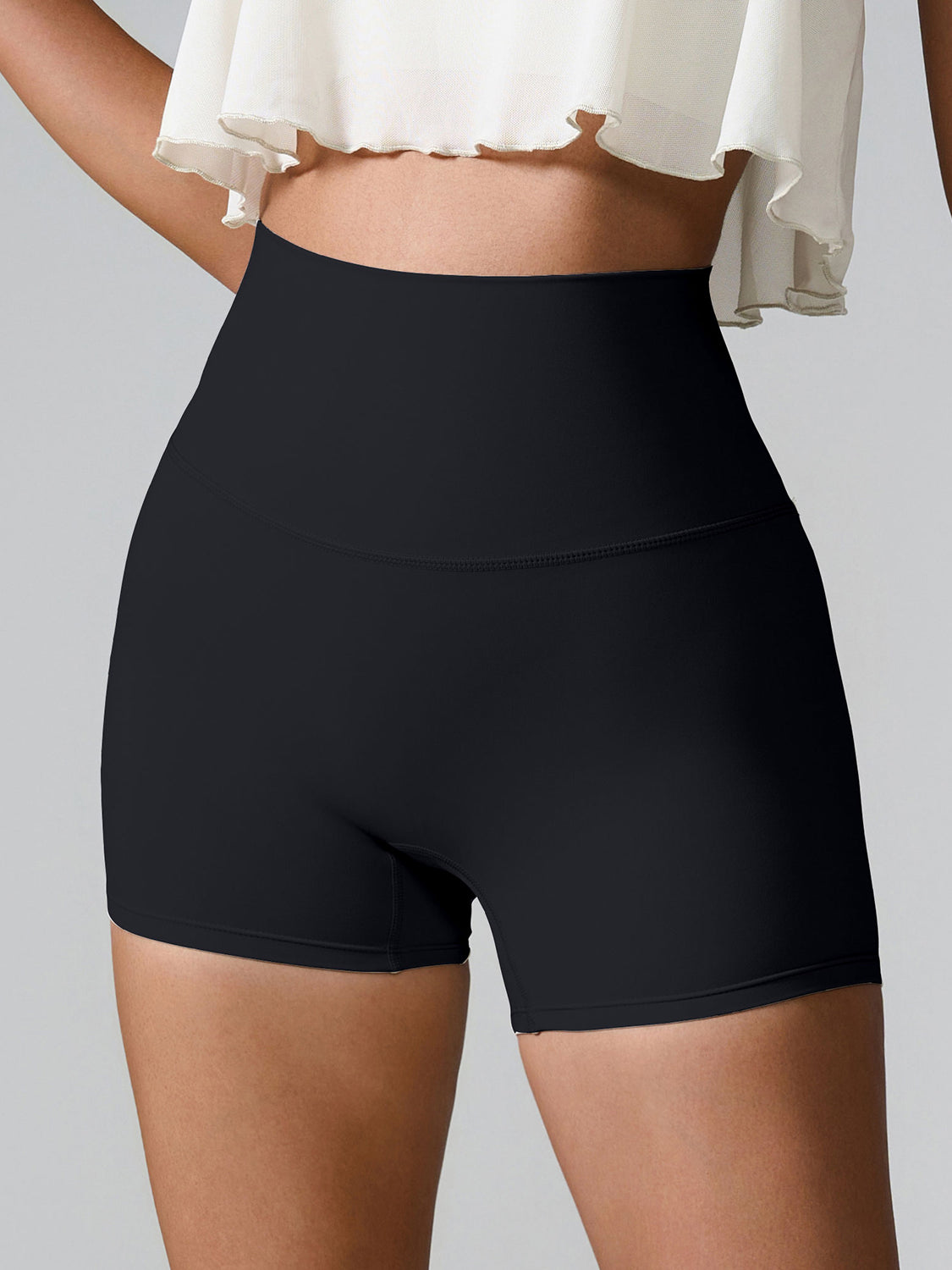 High Waist Active Shorts - Little KT Company