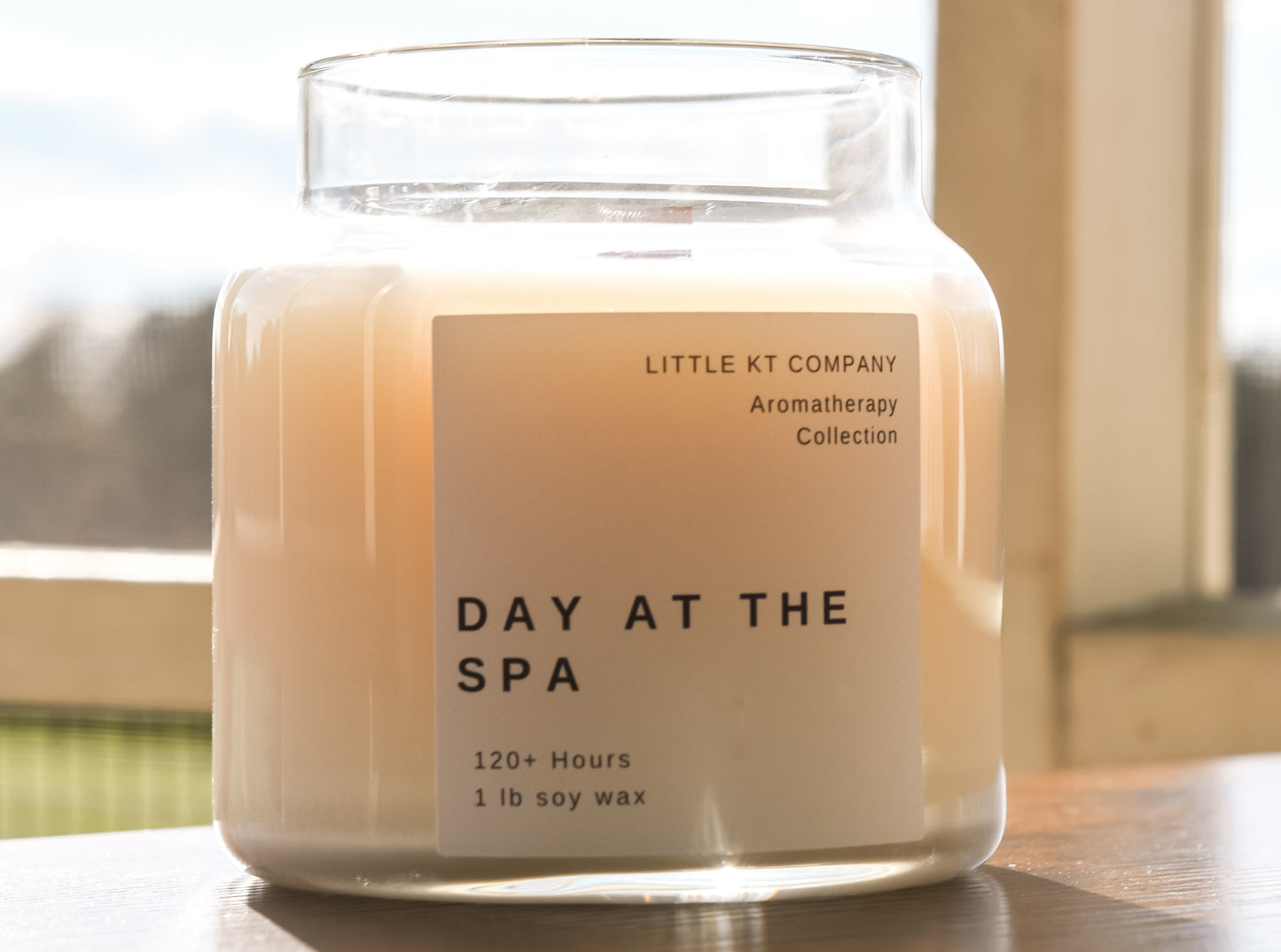 Day at the Spa – Wood Wick Aromatherapy Candle 🧘♀️✨ - Little KT Company