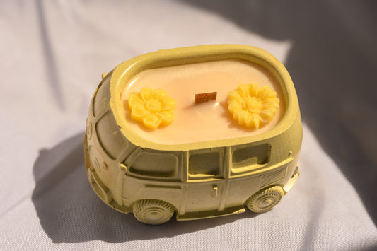 Retro Van Wood Wick Candle Wholesale