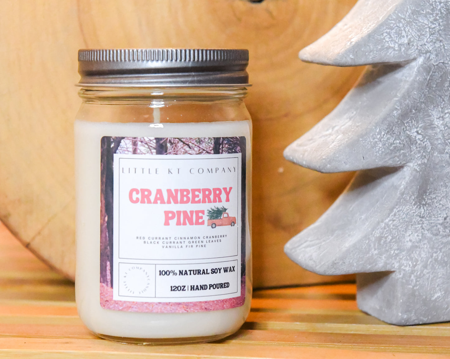 Cranberry Pine Candle