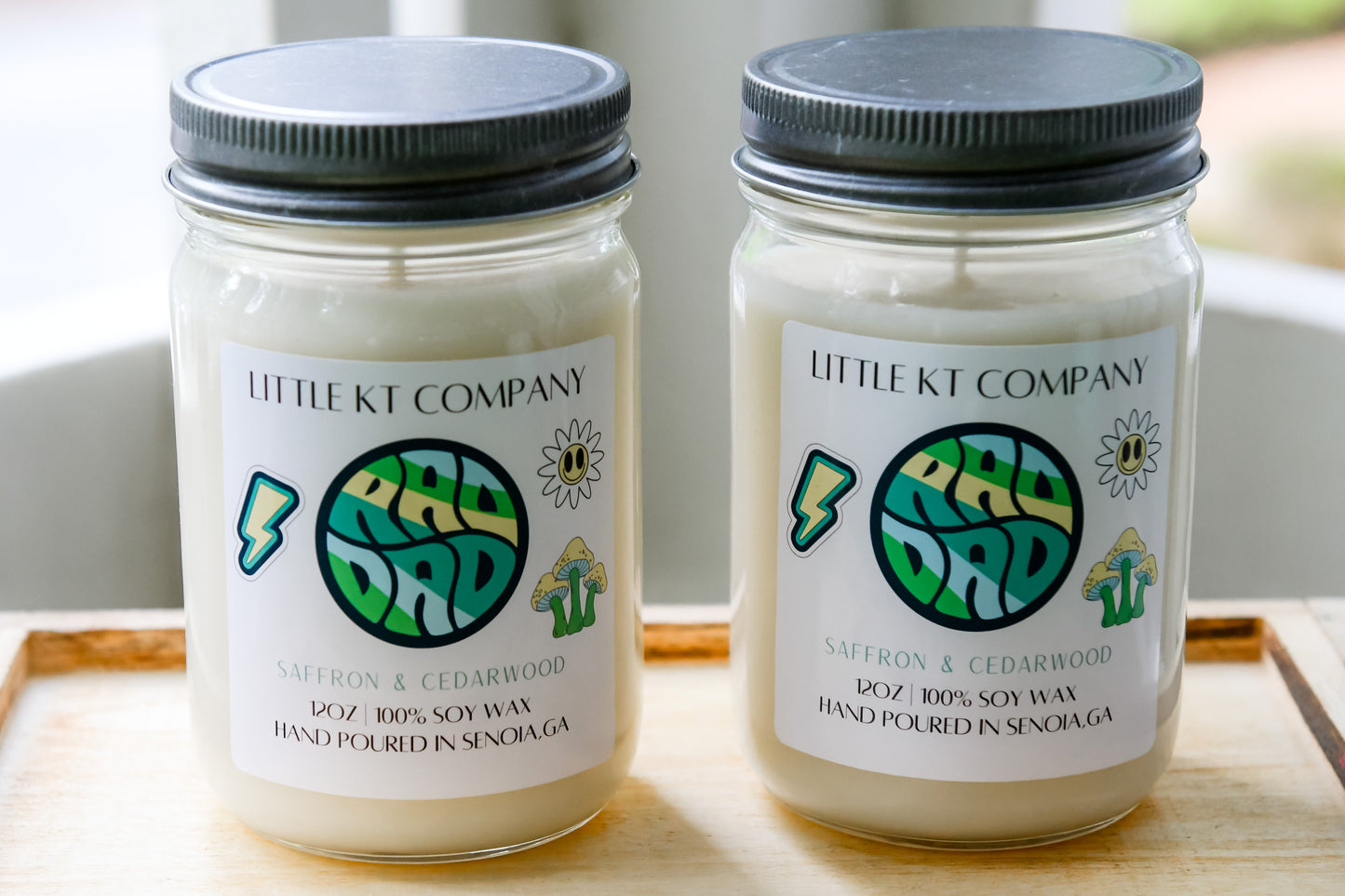 Rad Dad Candle (Saffron and Cedarwood)
