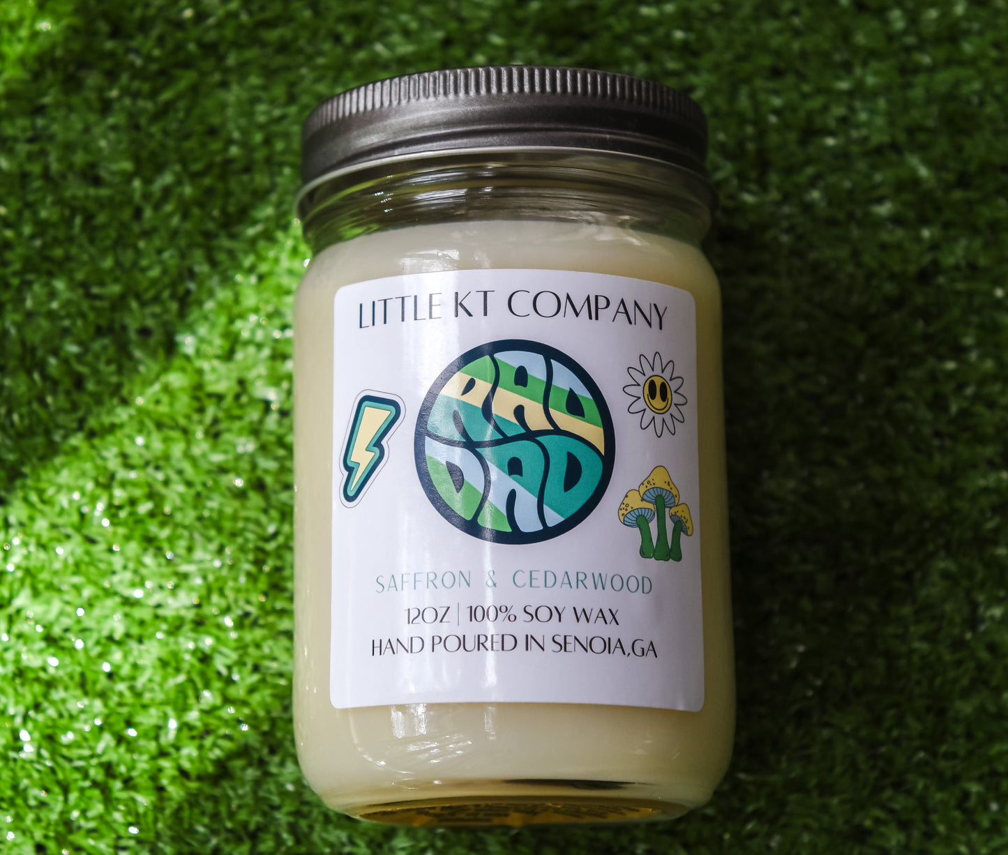 Rad Dad Candle (Saffron and Cedarwood)