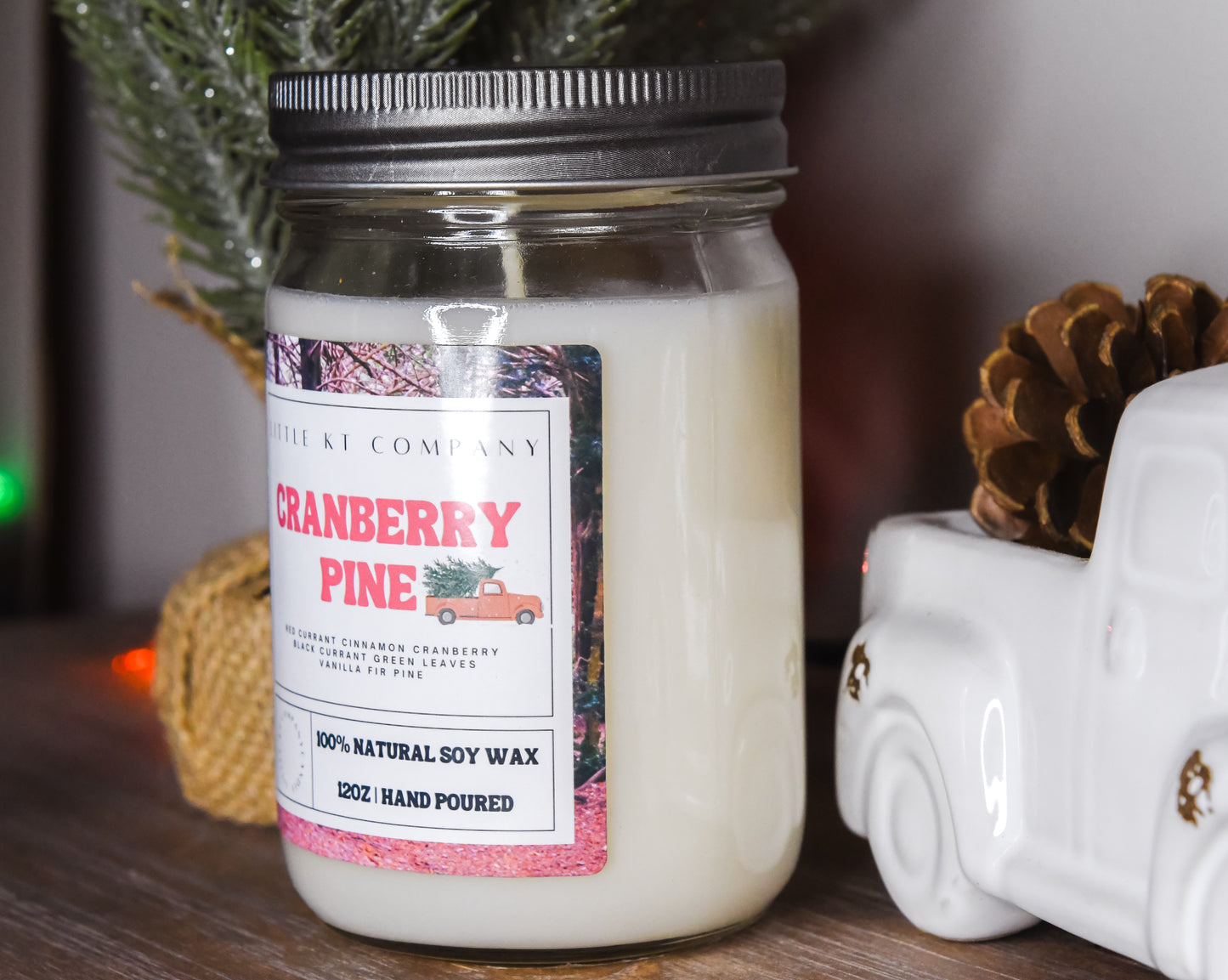 Cranberry Pine Candle