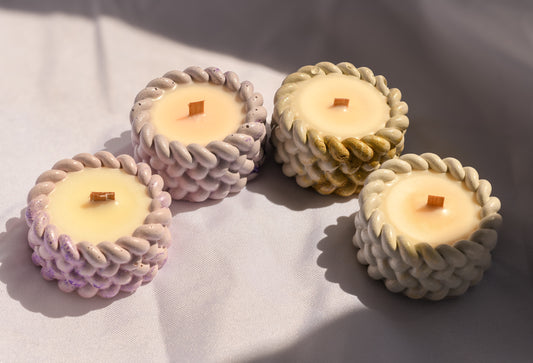 Stocking Stuffer Concrete Tea Light Candle