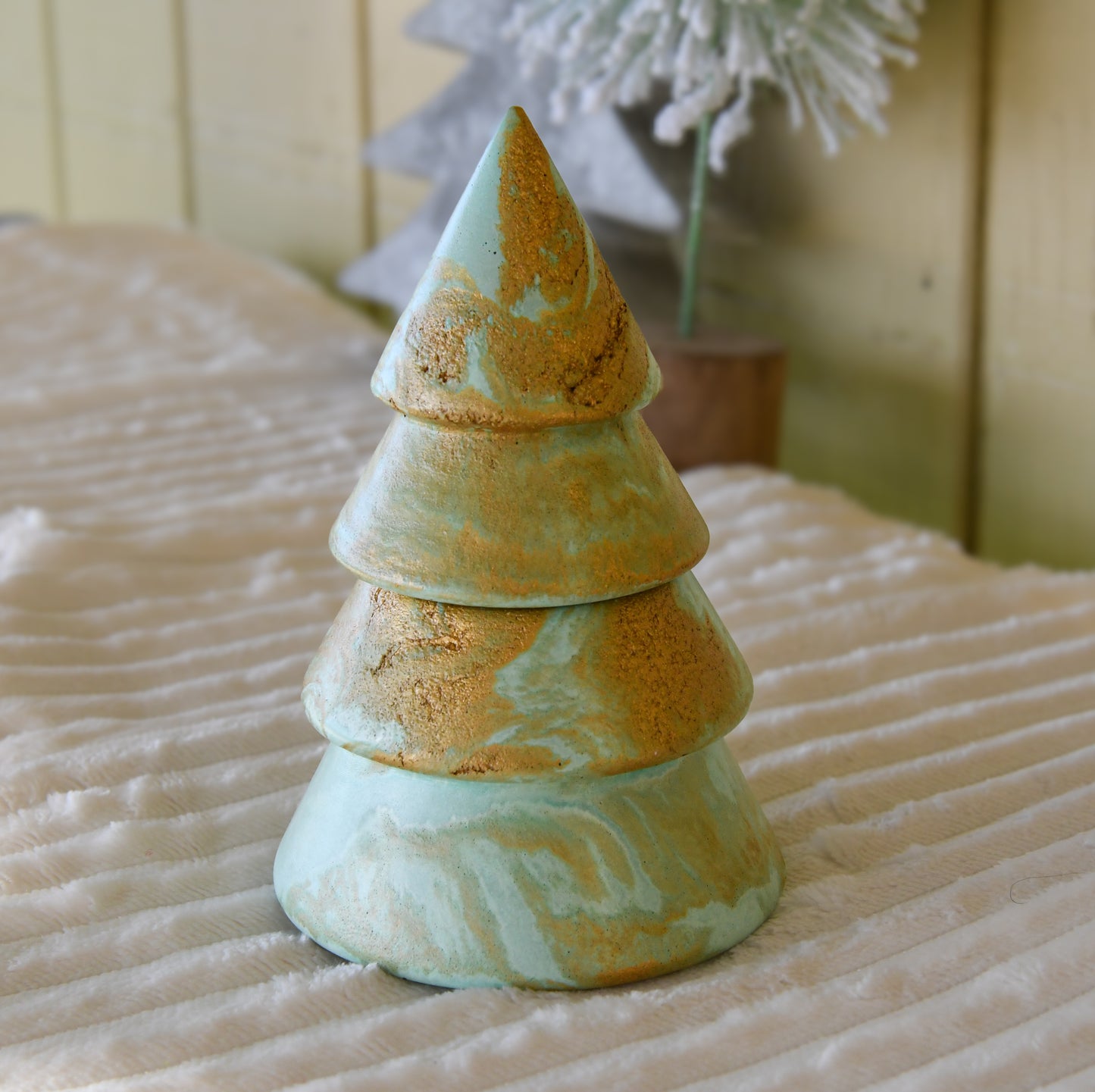 Christmas Tree Custom Candle - Little KT Company