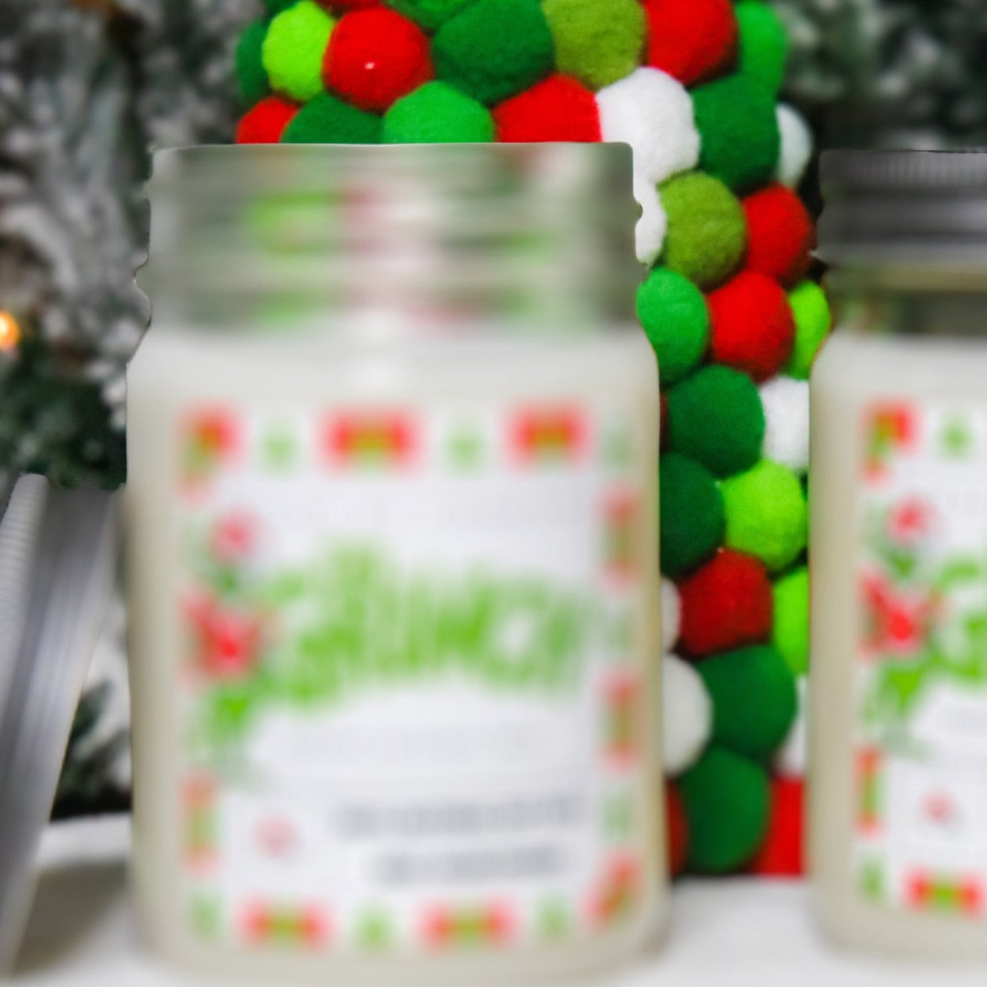 The Grinch Inspired Candle