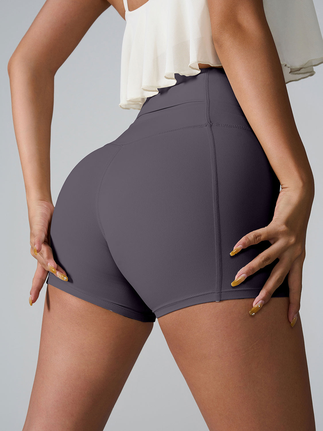 High Waist Active Shorts - Little KT Company