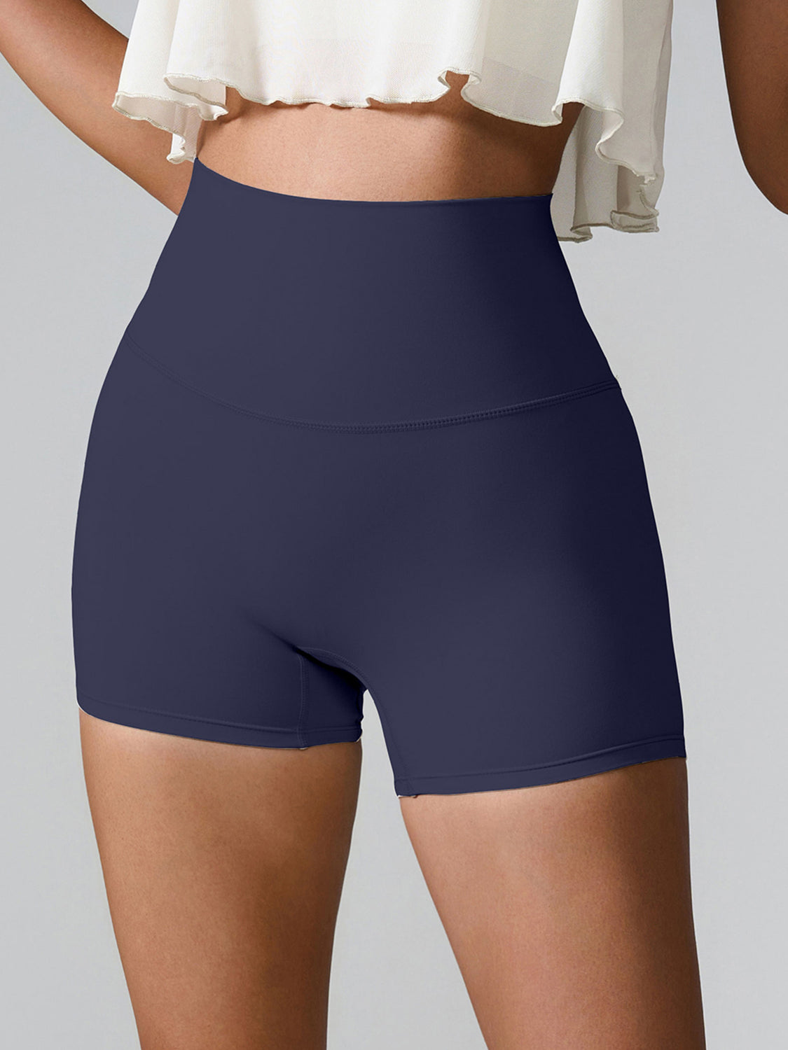 High Waist Active Shorts - Little KT Company