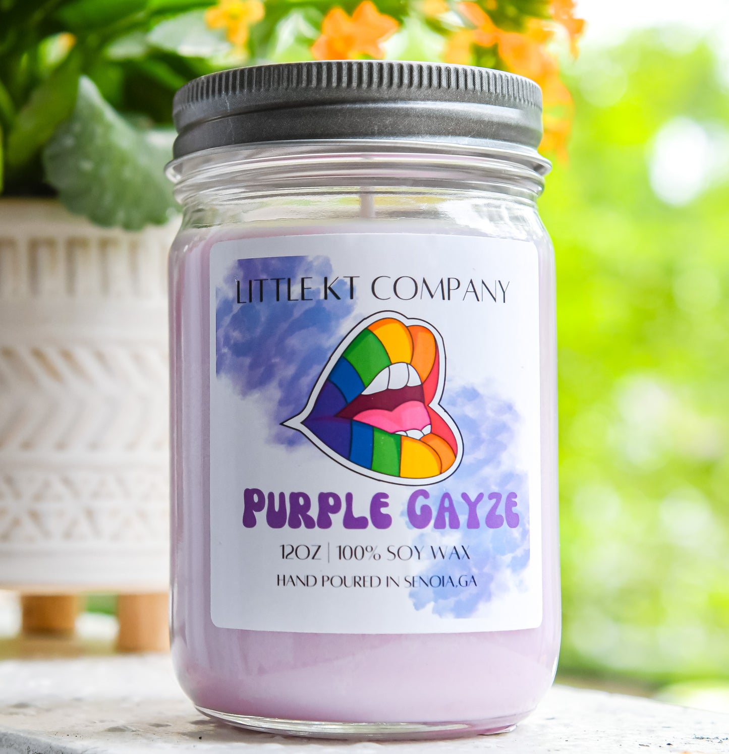 Purple GAYZE Candle (Lavender)