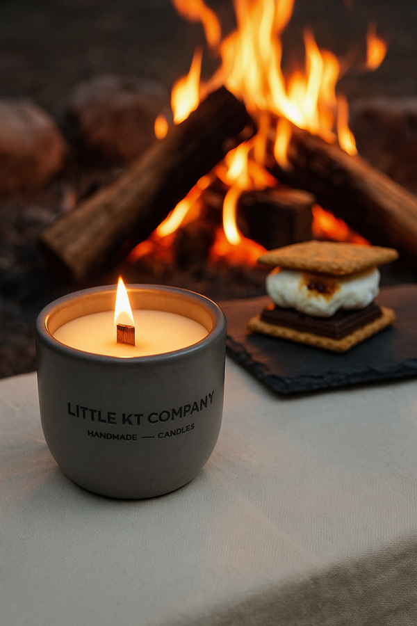 Campfire Marshmallow Candle