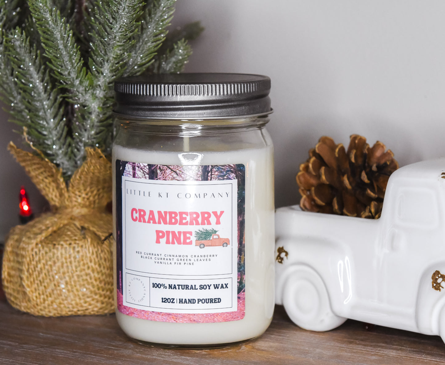 Cranberry Pine Candle
