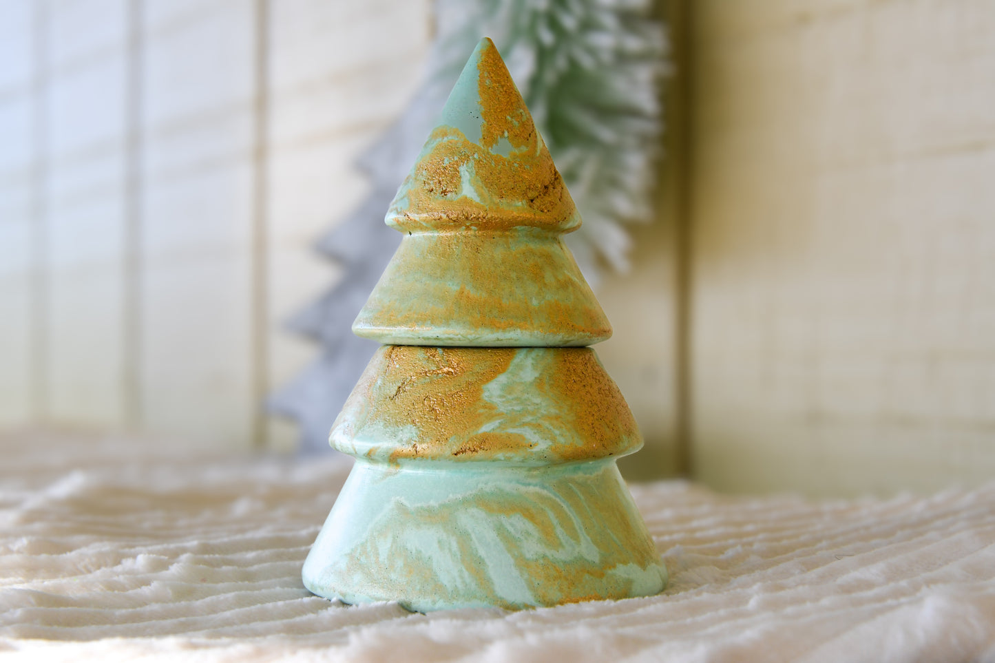 Christmas Tree Custom Candle