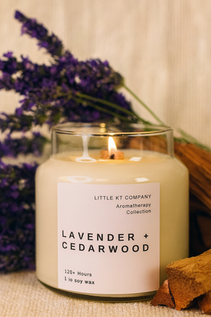 Lavender + Cedarwood Candle