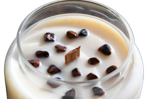 Palo Santo & Sandalwood Wood Wick Candle – Luxury Aromatherapy 🔥🌿 - Little KT Company