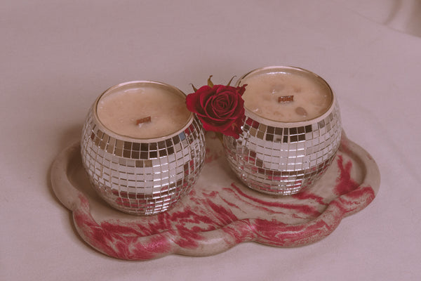 Blue Jean – Disco Ball Candle