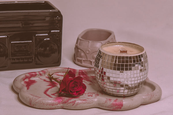 Blue Jean – Disco Ball Candle