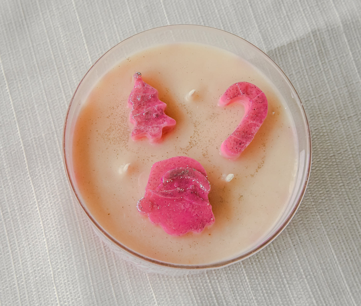 Winter Candy Apple Candle