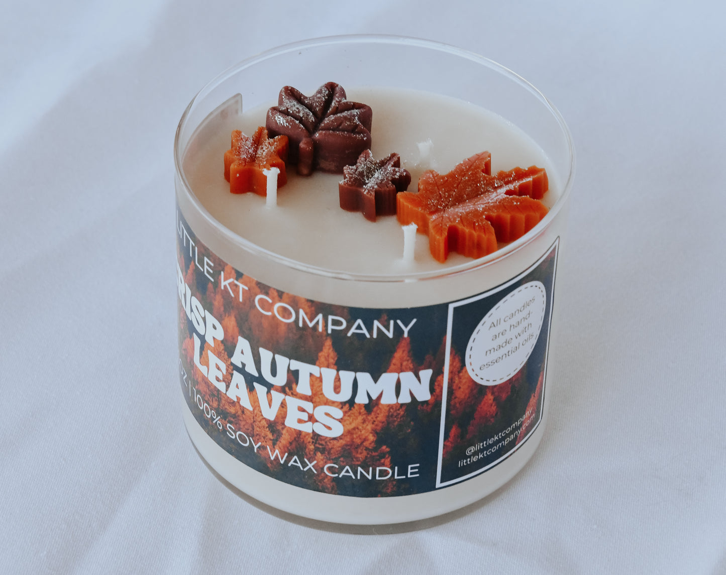 Crisp Autumn Leaves Candle