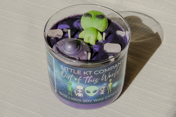 Out of This World Alien Candle