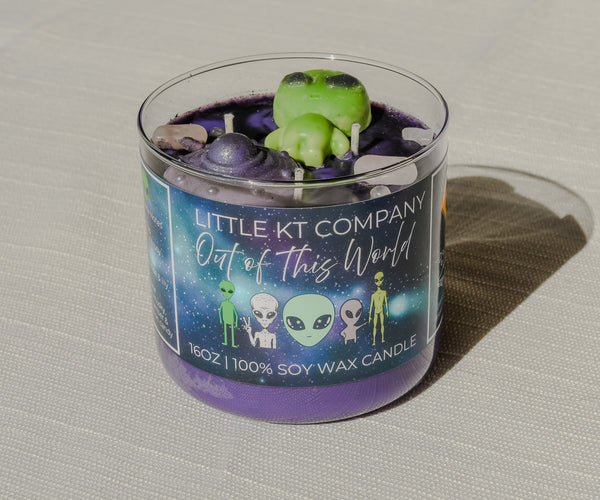 Out of This World Alien Candle
