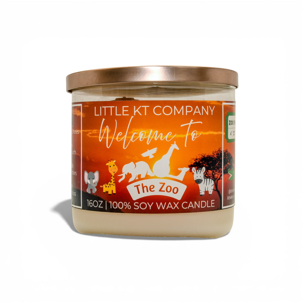 Welcome to the Zoo Animal Candle