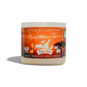 Welcome to the Zoo Animal Candle