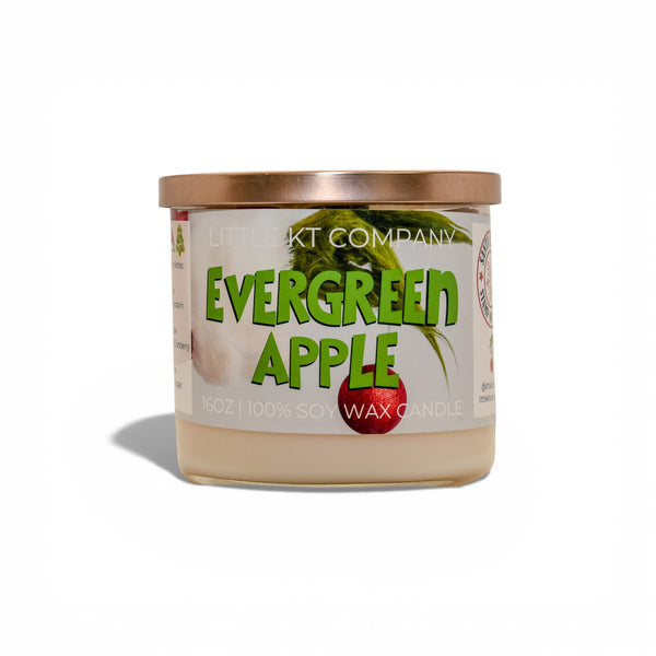 Evergreen + Apple Candle