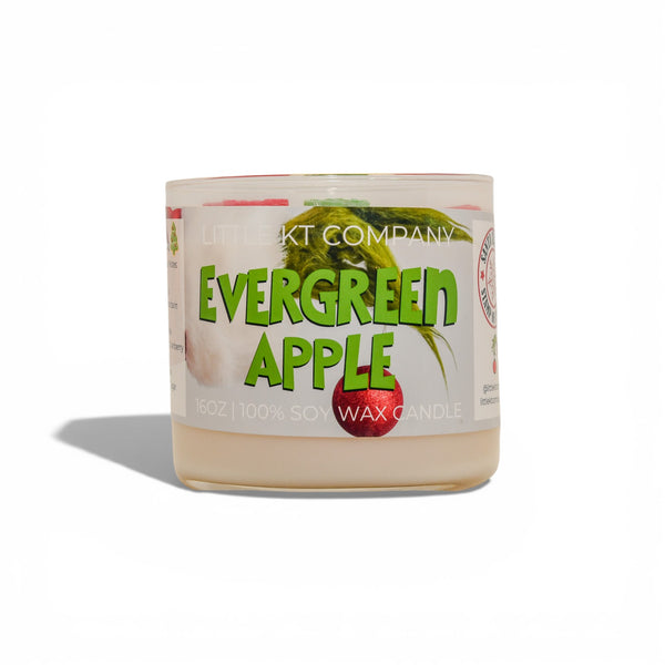 Evergreen + Apple Candle