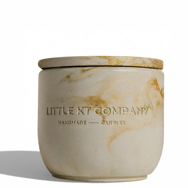 Desert Rose Concrete Candle