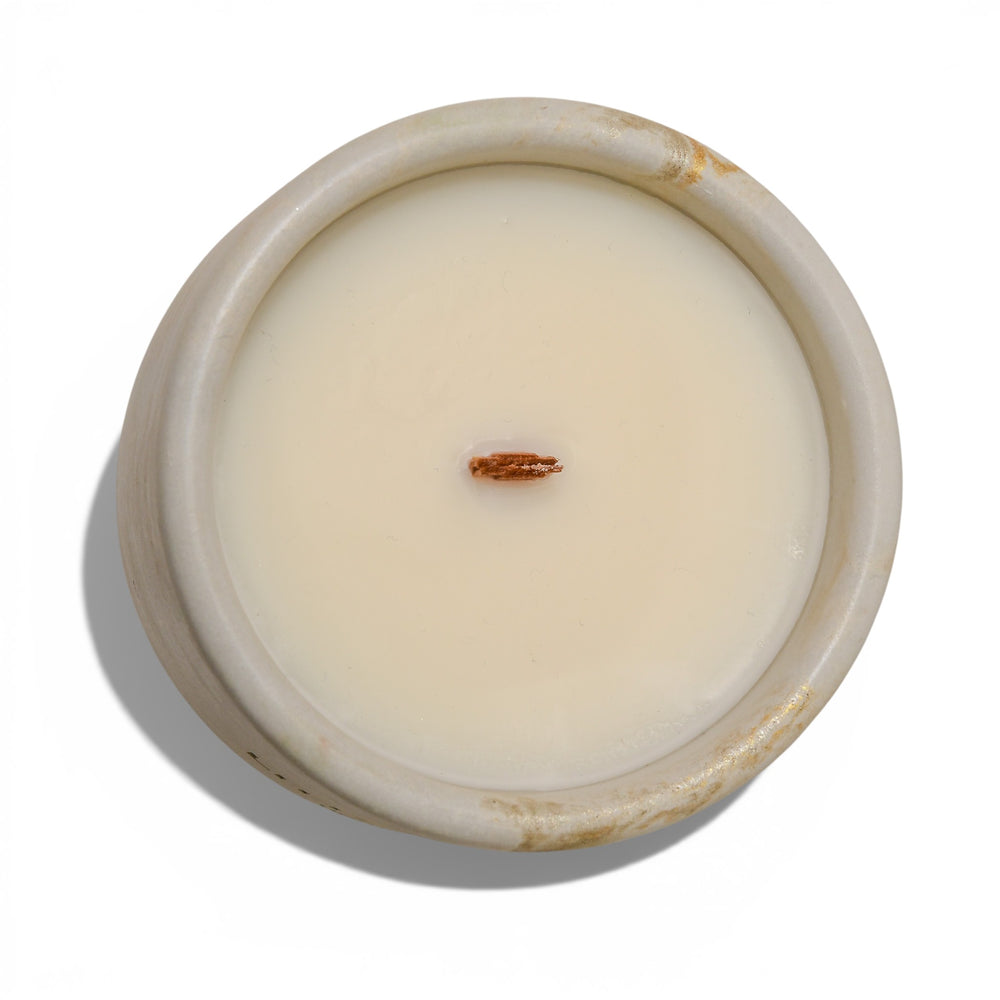 Desert Rose Concrete Candle