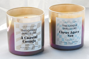 Coastal Cottage – Luxe Crackling Wood Wick Candle 🏖️🌊 - Little KT Company