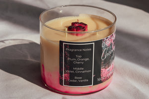 Cherrywood & Velvet Candle