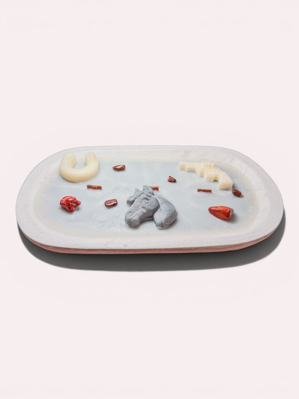 Dough Bowl Wood Wick Candle