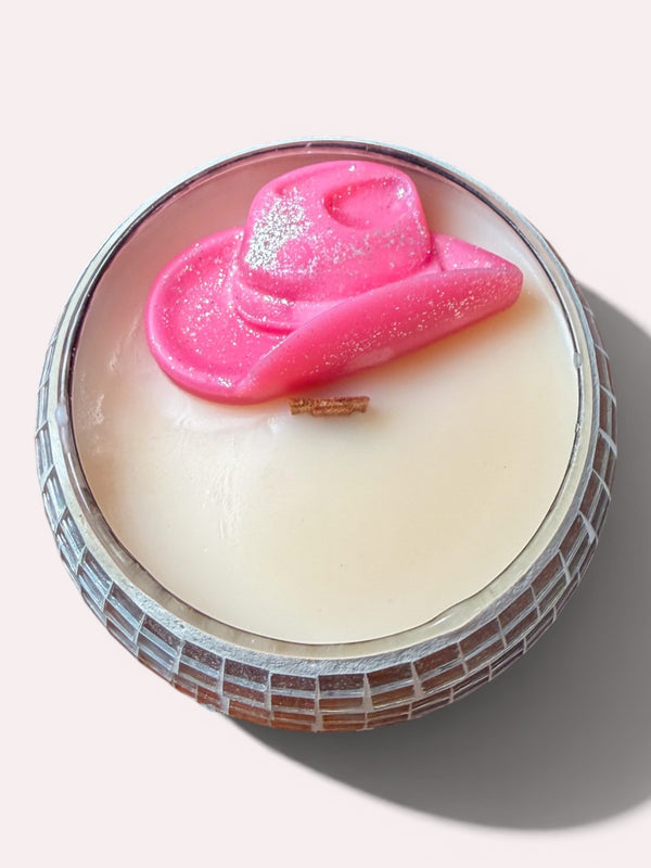 Rodeo Queen Sweet Grace – Disco Ball Wood Wick Candle
