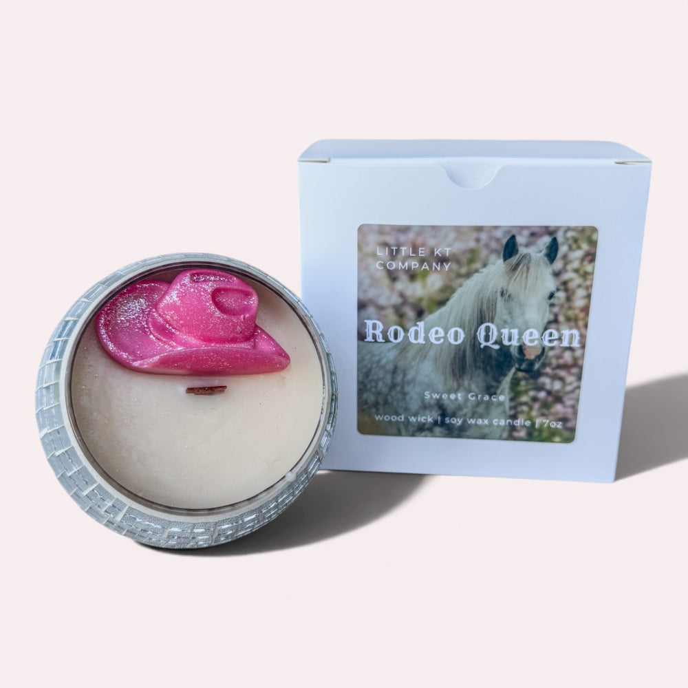 Rodeo Queen Sweet Grace – Disco Ball Wood Wick Candle