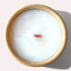 Barrel Dust Cedarwood & Amber Woodwick Candle