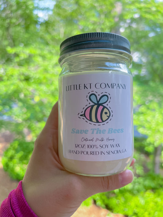 Save The Bees Candle