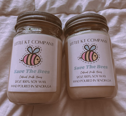 Save The Bees Candle