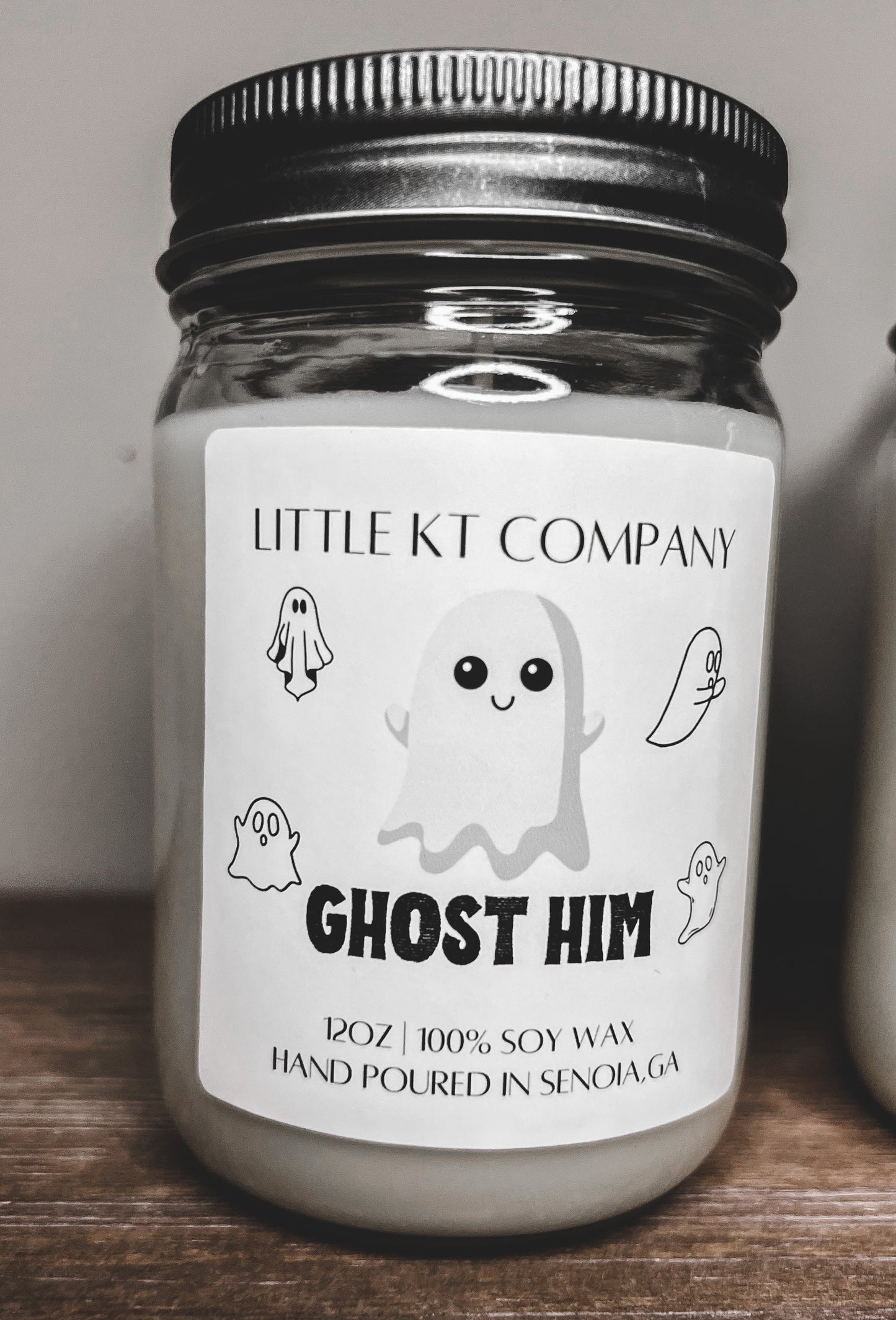 Ghost Him Candle (pumpkin pie)
