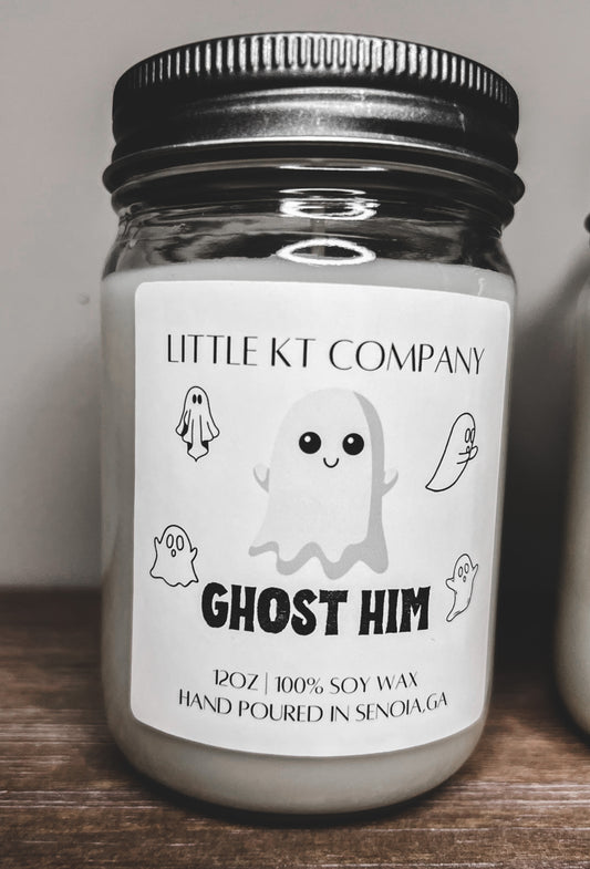 Ghost Him Candle (pumpkin pie)